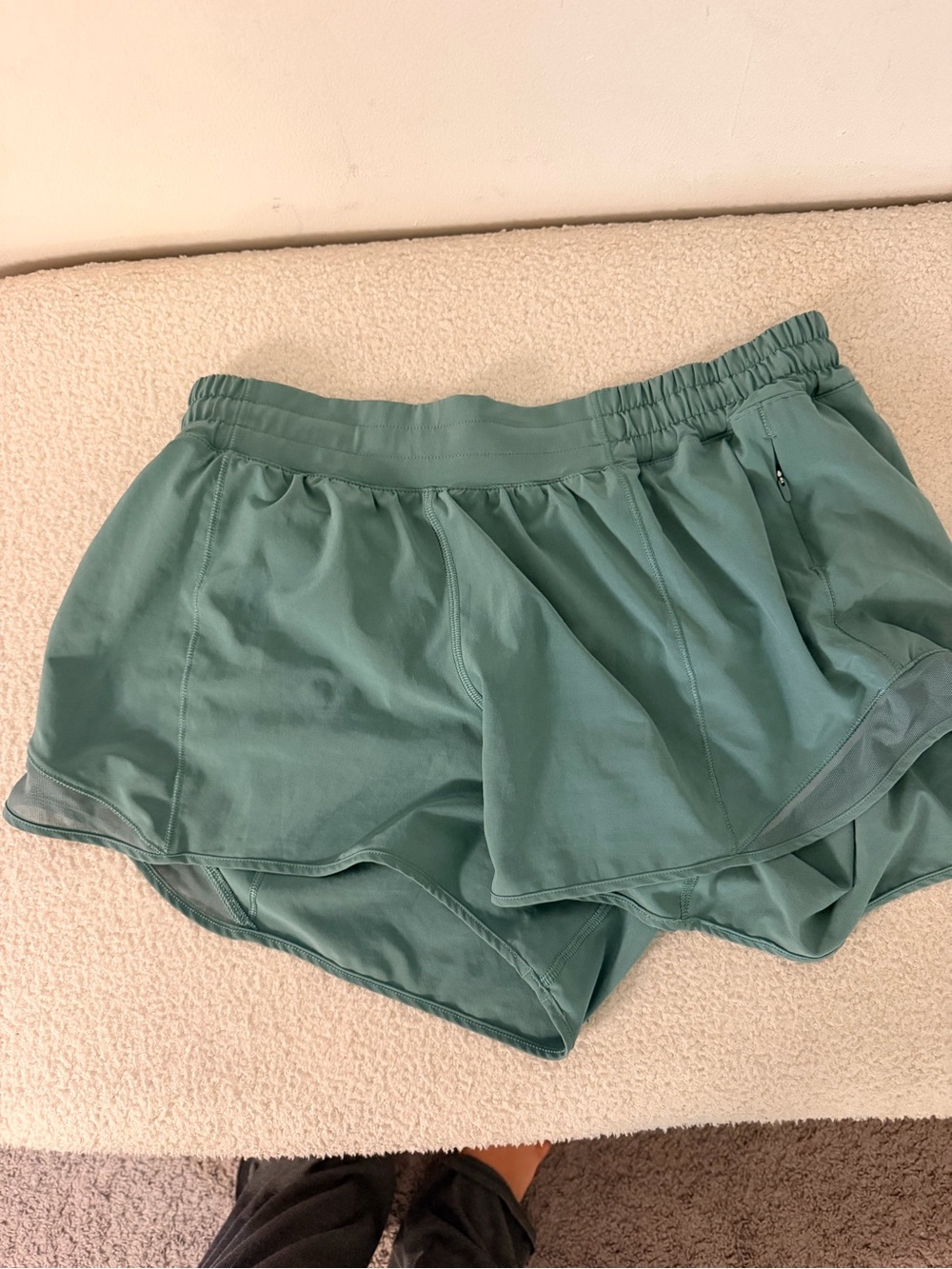 lululemon athletica Women's Layered Running Shorts - Sage
